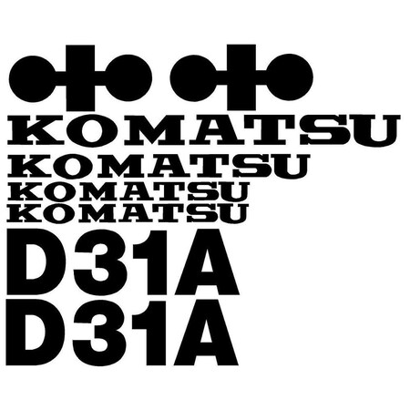 Aftermarket Decal Set KOMD31ADECALSET